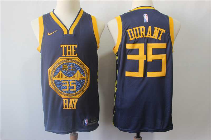 Warriors 35 Kevin Durant Navy 2018 19 City Edition Nike Swingman Jersey,We sell and wholesale Warriors 35 Kevin Durant Navy 2018 19 City Edition Nike Swingman Jersey on line form chian!